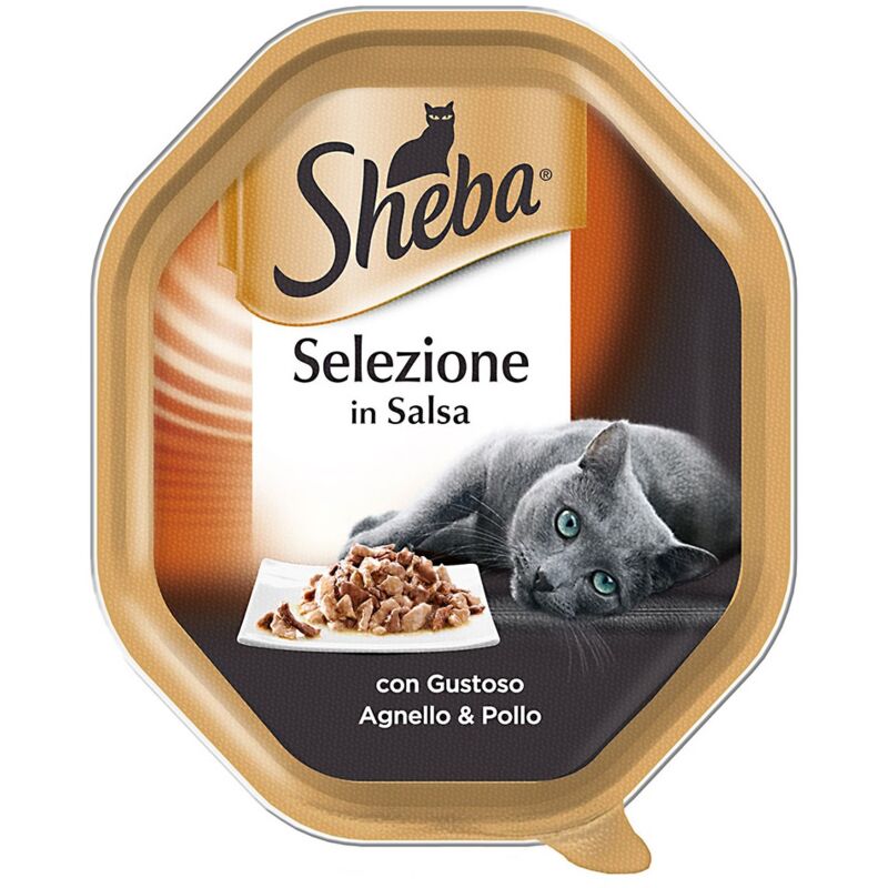 foto del prodotto selezione in salsa per gatto da 85 gr sheba