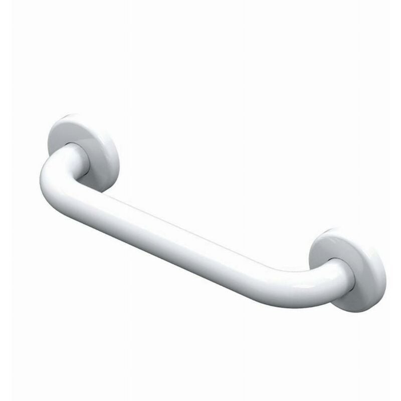 foto del prodotto self confort maniglione in acciaio inox 300 mm akw con rivestimento epossidico bianco 01240wh ls