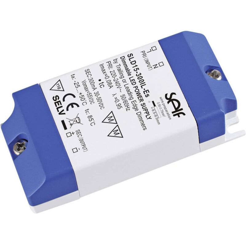 foto del prodotto self electronics sld15 700il es driver per led corrente costante 15.4 w 700 ma 9 22 v dc dimmerabile, sovratensione,