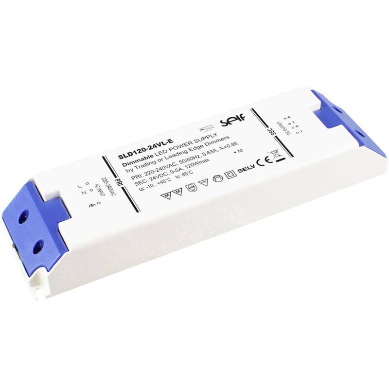 foto del prodotto self electronics slt75 24vl e driver per led tensione costante 75 w 3.1 a 24 v dc montaggio su superfici infiammabili,