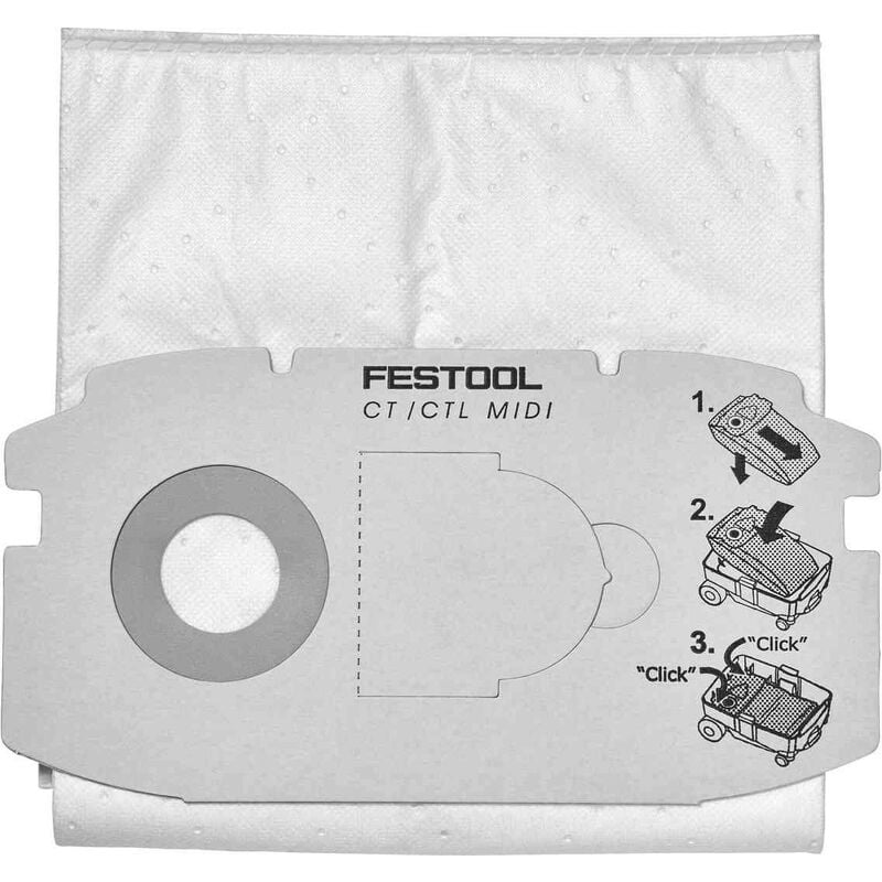 foto del prodotto selfclean sc fis ct midi 5 sacchetti filtro 5 pezzi