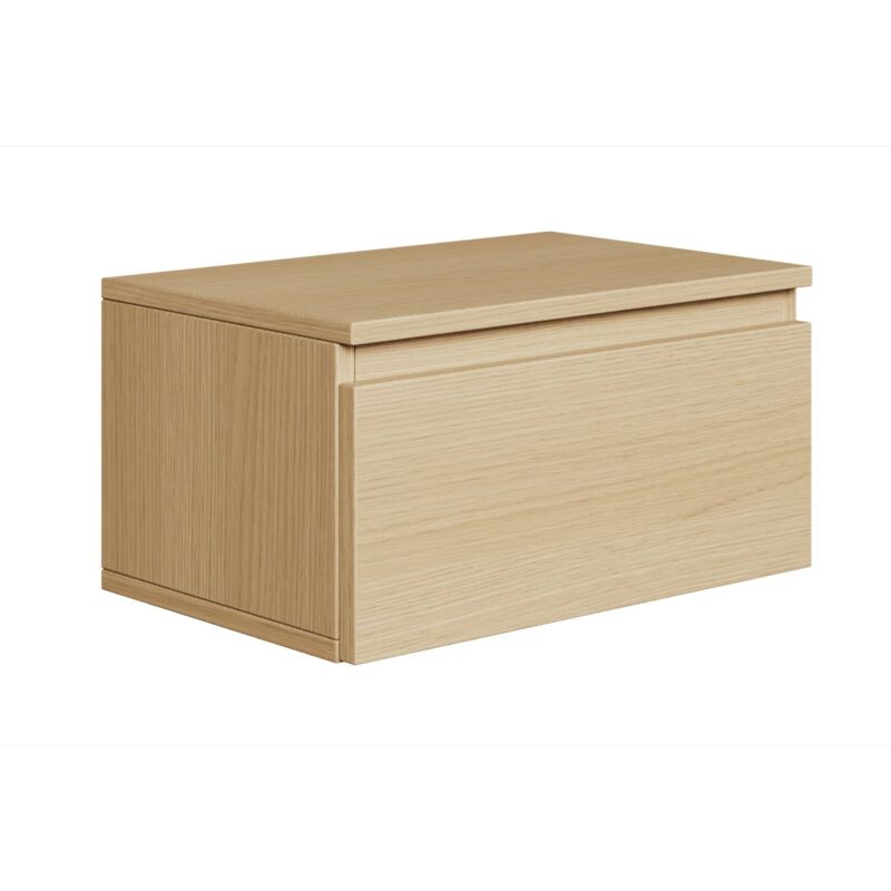 foto del prodotto selsey bemmi comodino sospeso 49 cm rovere di lindberg