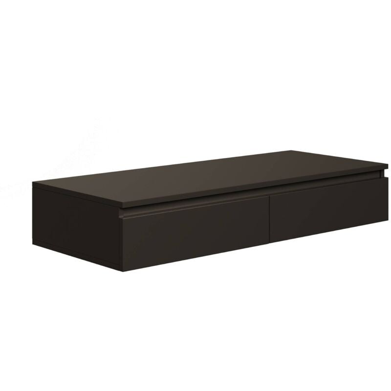 foto del prodotto selsey bemmi tocador con scrivania e 2 cassetti 120 cm nero