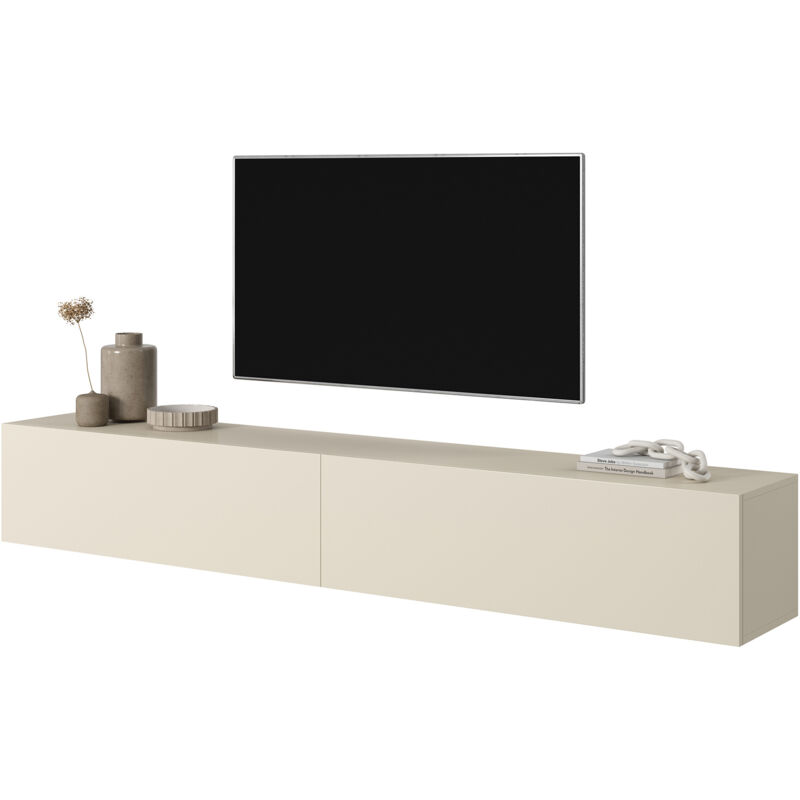 foto del prodotto selsey bisira mobile tv 200 cm taupe grigio beige 