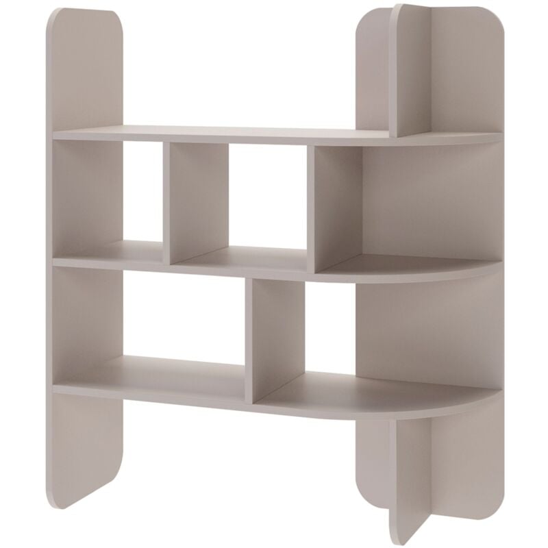 foto del prodotto selsey contle libreria con vani aperti 120 cm beige