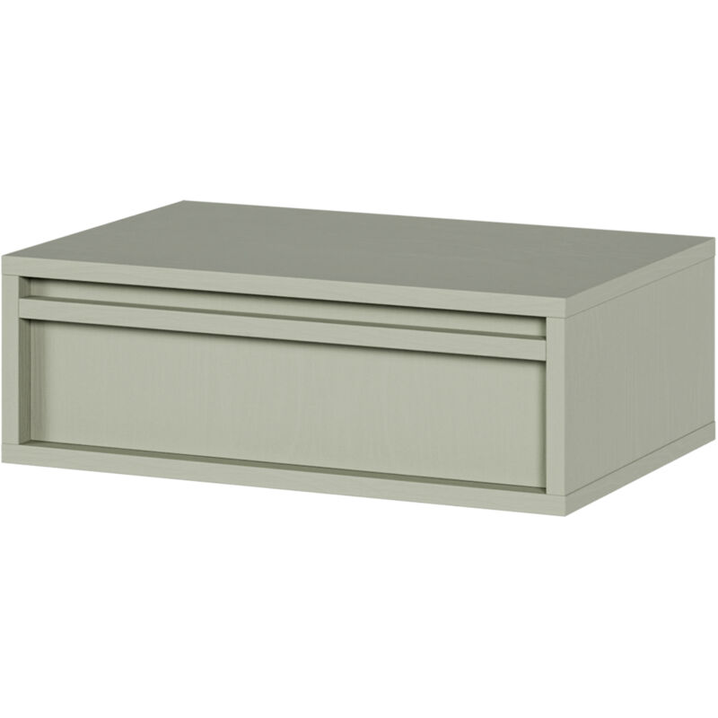foto del prodotto selsey evo comodino 50 cm con cassetto sospeso salvia