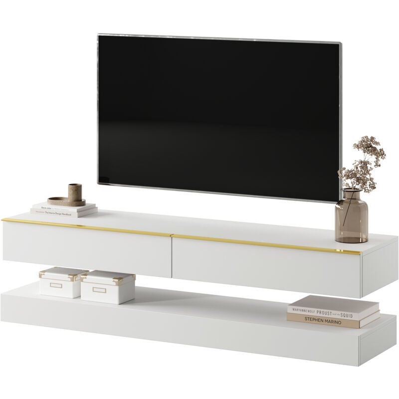 foto del prodotto selsey hylia mobile tv 140 cm bianco