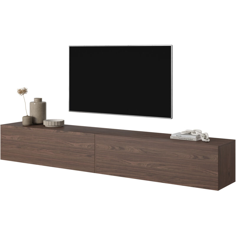 foto del prodotto selsey mobile tv bisira 200 cm noce