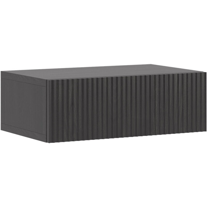 foto del prodotto selsey nolie comodino a cassetto 50 cm nero