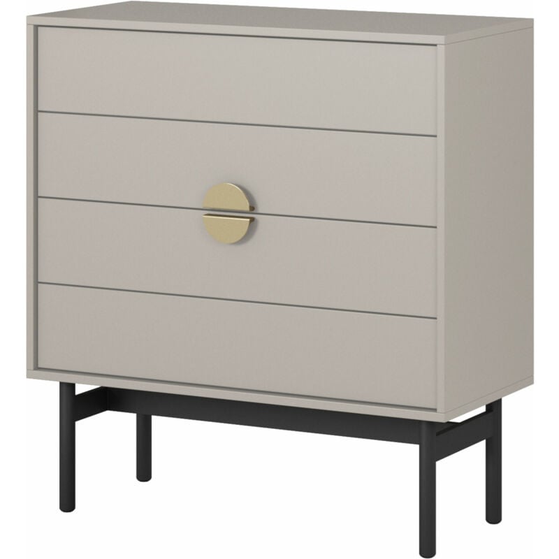 foto del prodotto selsey stoon com con 4 cassetti 85,5 cm grigio
