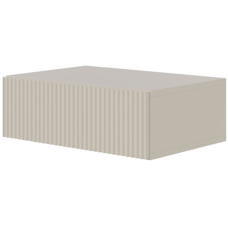foto del prodotto selsey veldio comodino sospeso 50 cm grigio beige
