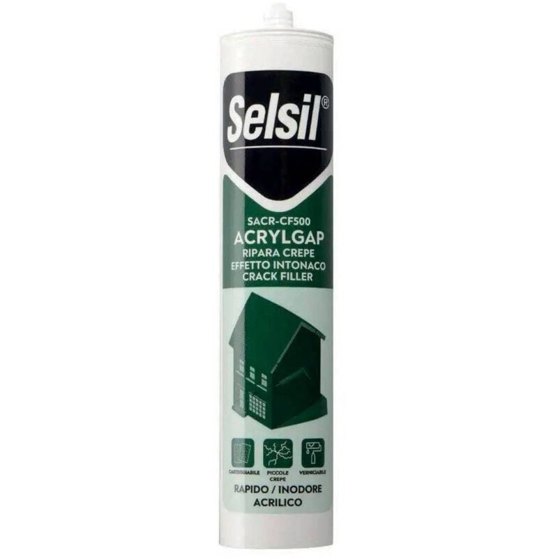 foto del prodotto selsil silicone acrilico effetto intonaco 310 ml