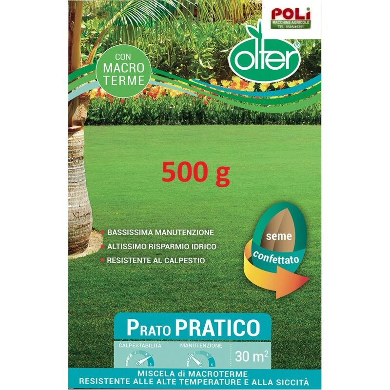 foto del prodotto seme per prato pratico 500 gr 1 kg olter size 1 kg