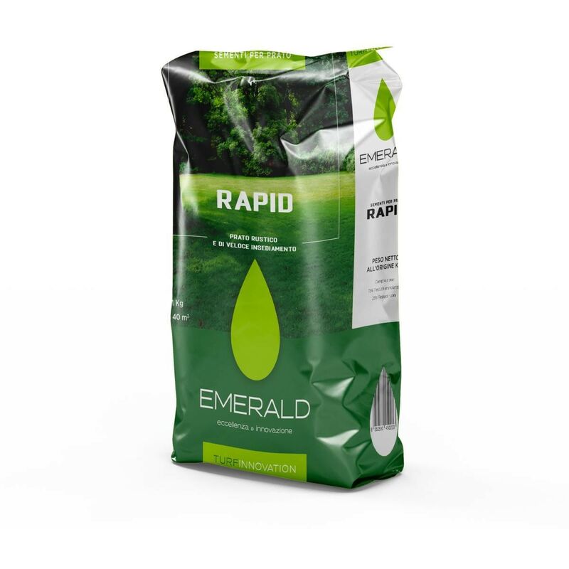 foto del prodotto sementi per tappeto erboso rapid 1 5 15 kg emerald size 1 kg