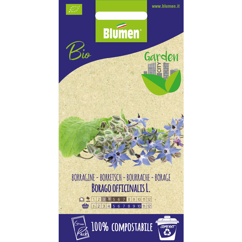 foto del prodotto semi di borragine bop greenpack blumen