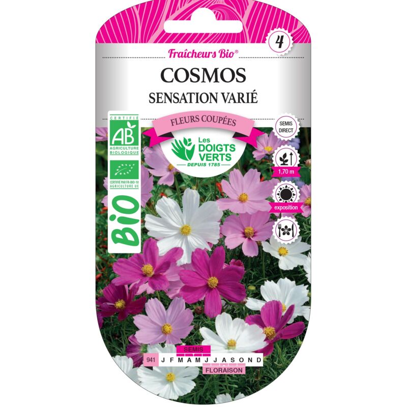 foto del prodotto semi di cosmo sensazione variegata bio i dita verdi