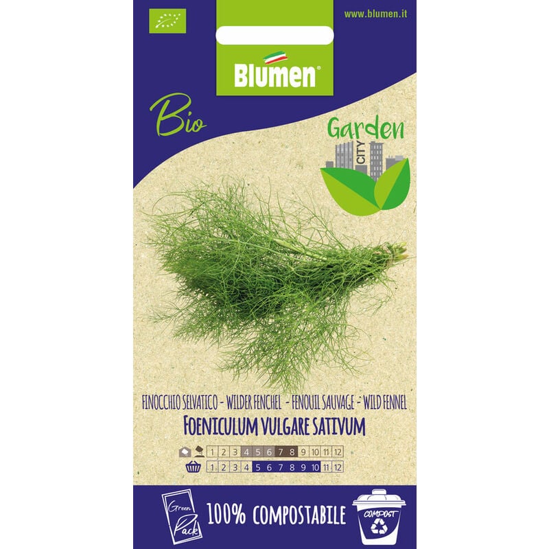 foto del prodotto semi di finocchio selvatico bio greenpack blumen