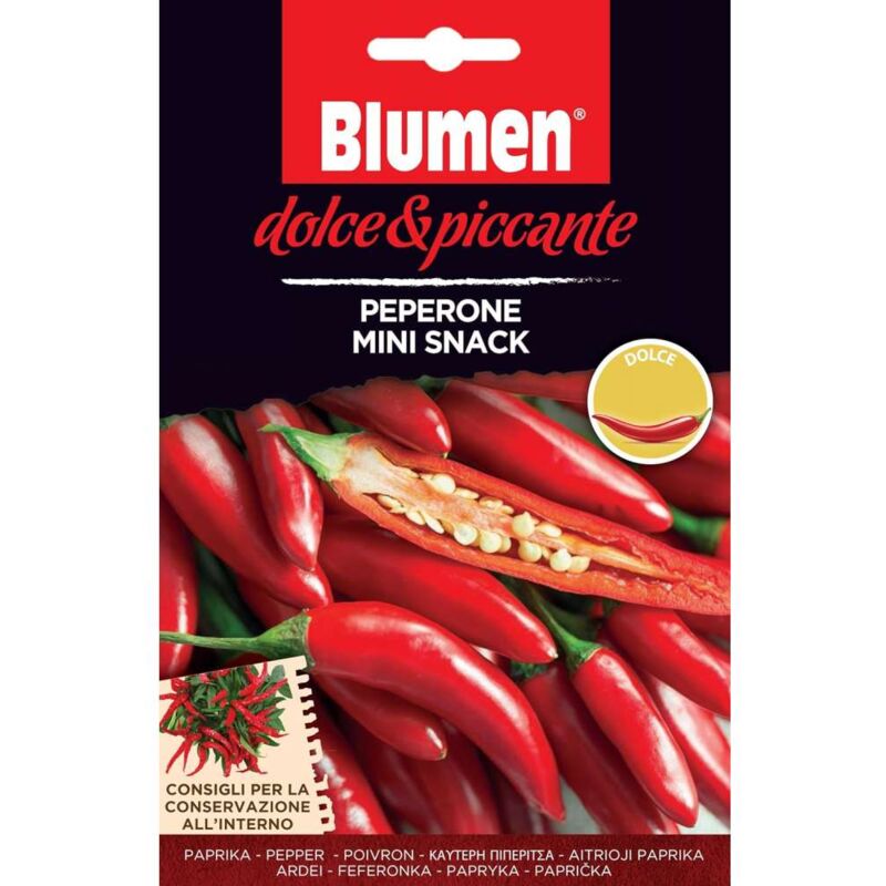 foto del prodotto semi di peperoncino mini snack rosso