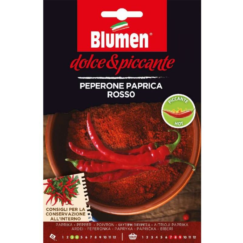 foto del prodotto semi di peperone piccante paprica rosso blumen peperoncino