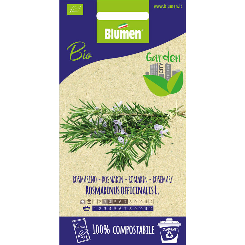 foto del prodotto semi di rosmarino bio greenpack blumen