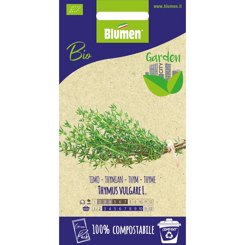 foto del prodotto semi di timo bio greenpack blumen