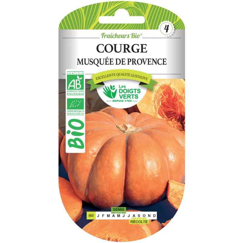 foto del prodotto semi di zucca muschiata provence bio le dita verdi