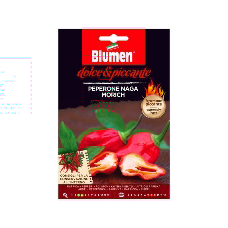 foto del prodotto semi peperone naga morich blumen sementi peperoncino piccante