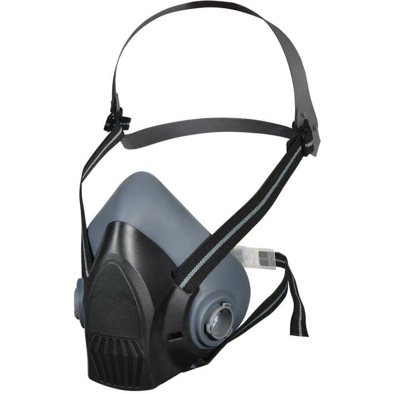 foto del prodotto semimaschera bi filtro antigas c raccordi filettat