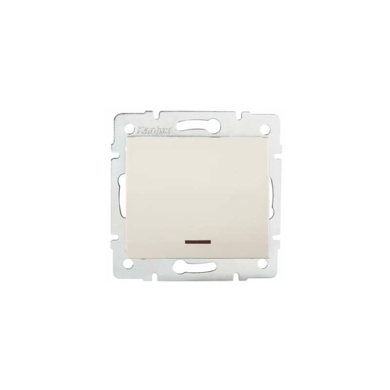 foto del prodotto semplice interruttore integrato con crema led logi