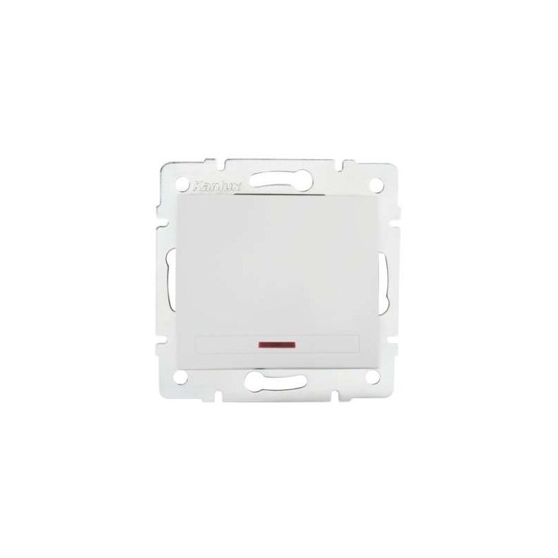 foto del prodotto semplice interruttore integrato con led domo bianco