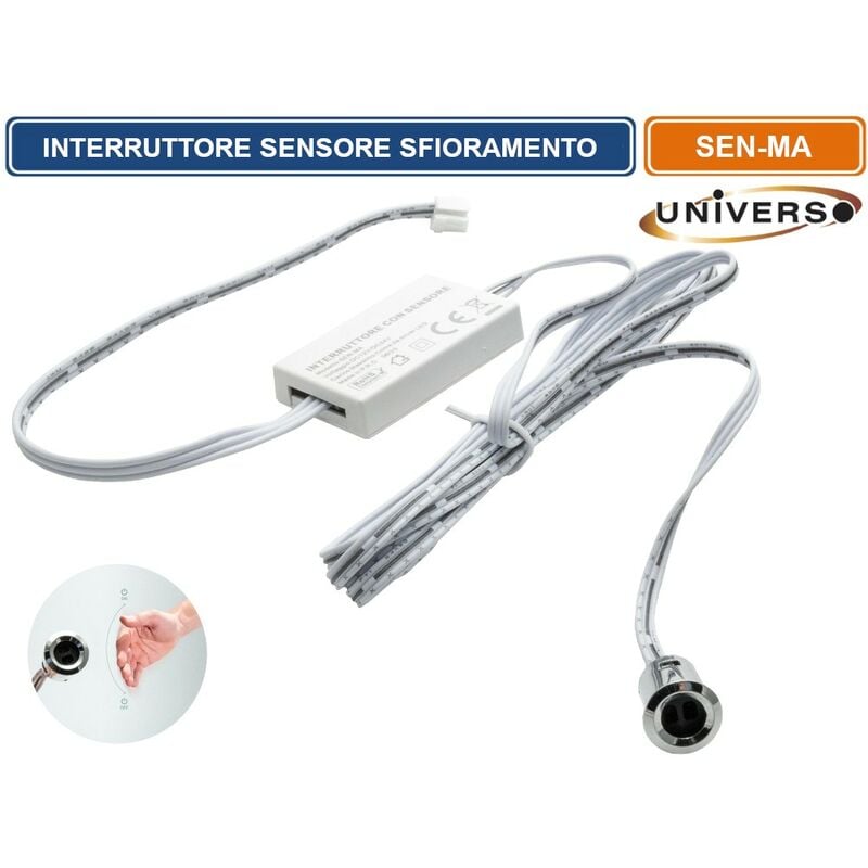 foto del prodotto sen ma sensore interruttore di prossimita per strip led ip20 universo