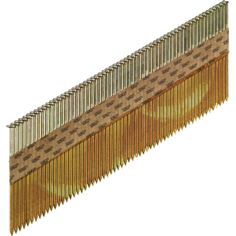 foto del prodotto senco 2000 chiodi in striscia d34 carta 3,1x90 mm anellati zincati he59axbkr