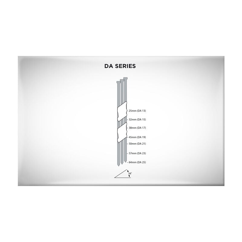 foto del prodotto senco - da 32 mm chiodi trasparenti per finitura scatola da 4000 - da15epb