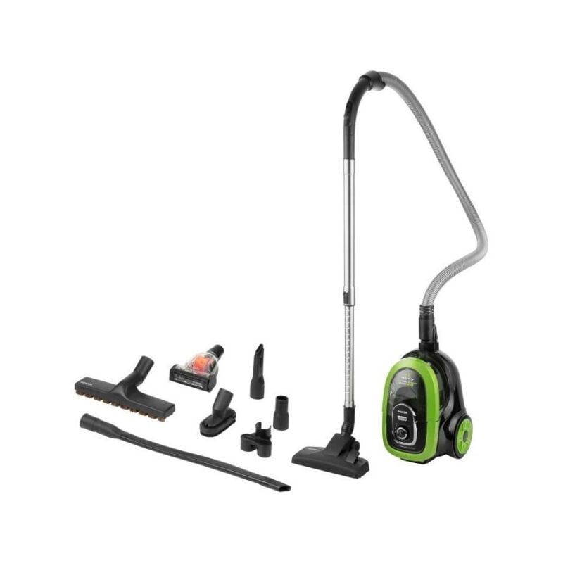 foto del prodotto sencor aspirateur traineau sans sac svc 1038gr 750 w 75 db 1 l vert noir