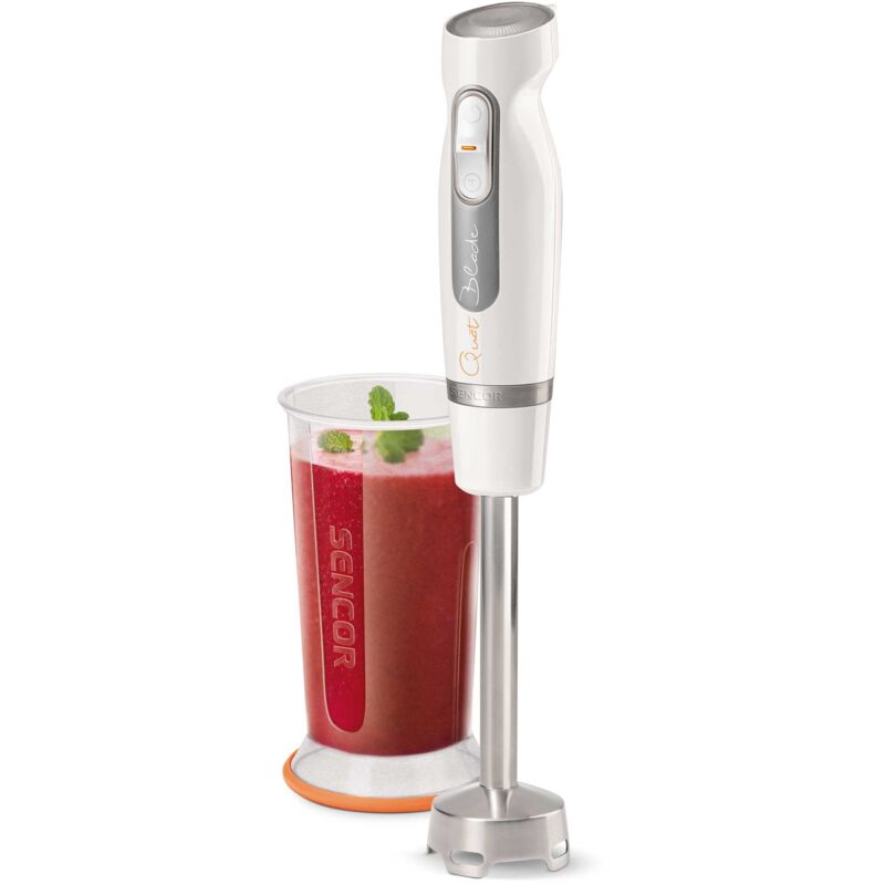 foto del prodotto sencor frullatore a immersione professionale extra silenzioso 600w, multifunzione con velocit turbo, lame in acciaio inox, accessori, tritatutto