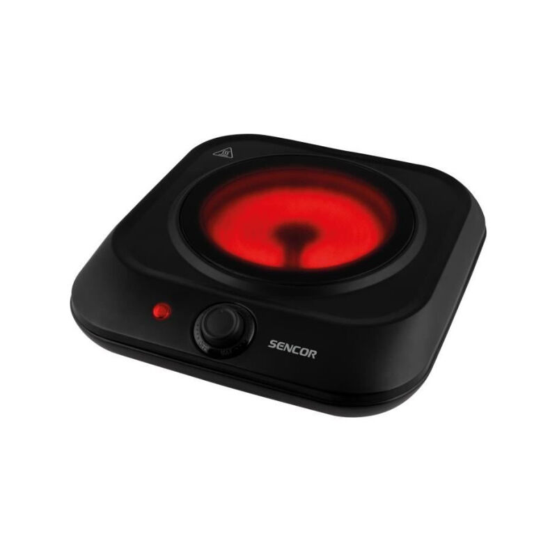 foto del prodotto sencor piano cottura infrarouge scp 1763bk 1200 w 1 foyer noir