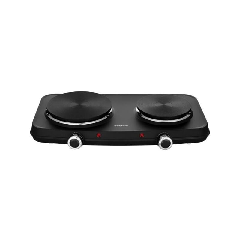 foto del prodotto sencor piano cottura lectrique scp 2254bk eue4 2500 w 2 foyers noir