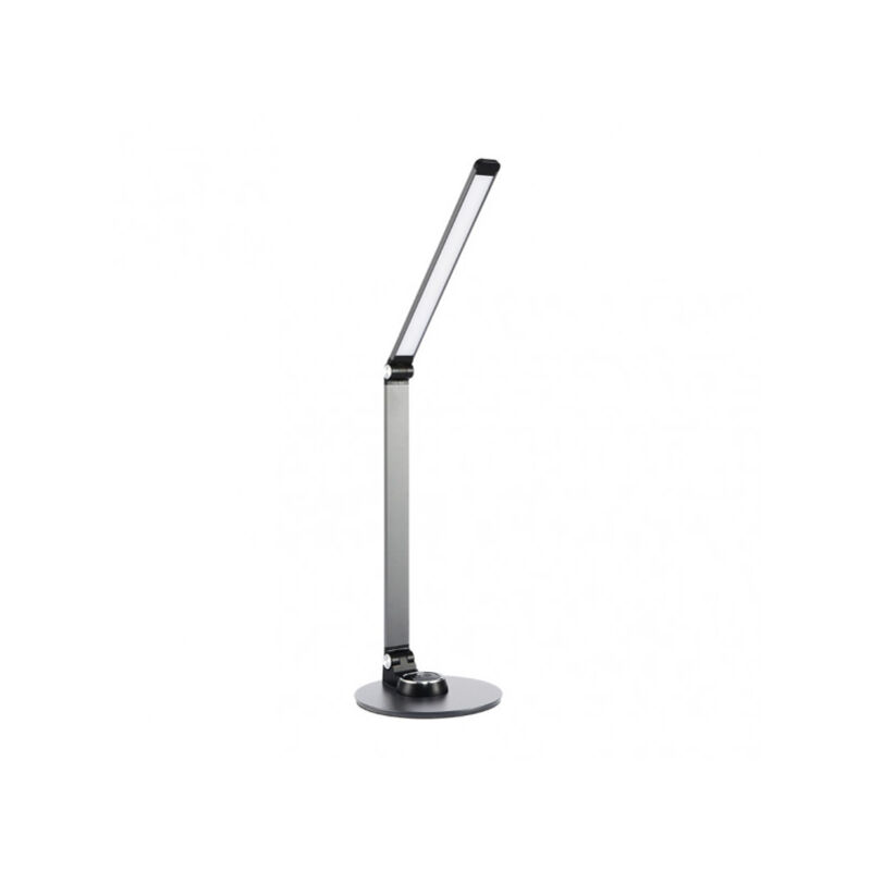 foto del prodotto senko fabrilamp flexo baritone 8w 3000 4000 6500k argento 54x16,5x29cm 600lm intensit dimmerabile, tattile e pieghevole