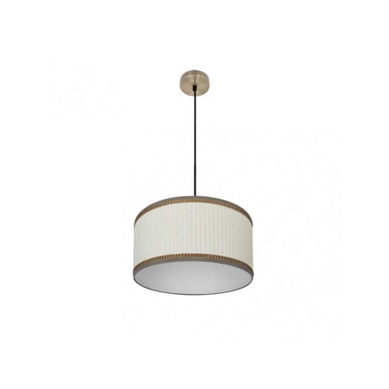 foto del prodotto senko fabrilamp lampada a sospensione in pelle beige soprano adjustable