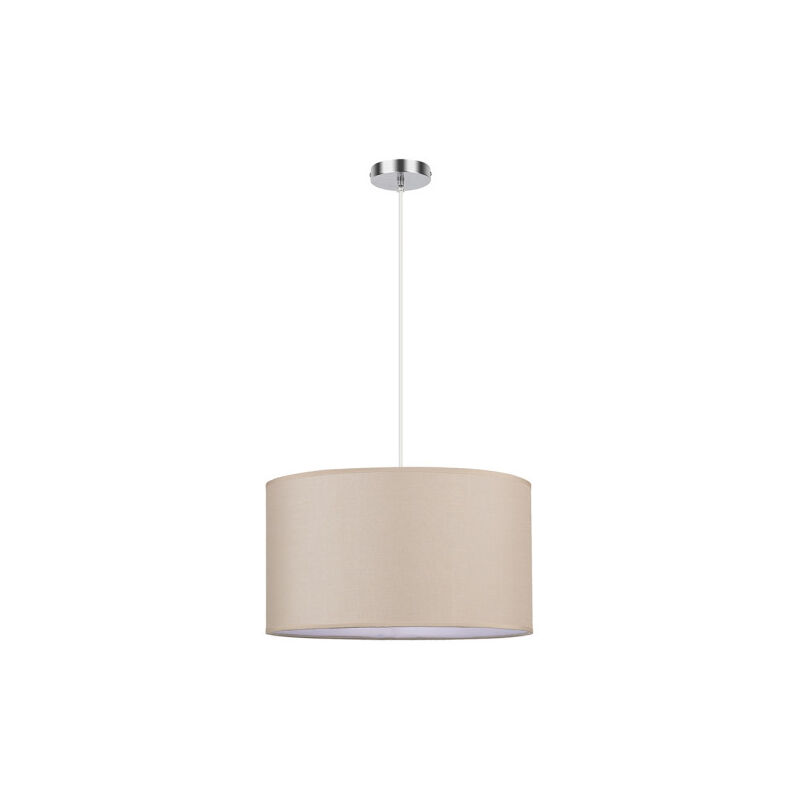 foto del prodotto senko fabrilamp lampada a sospensione modello chanza in cromo beige