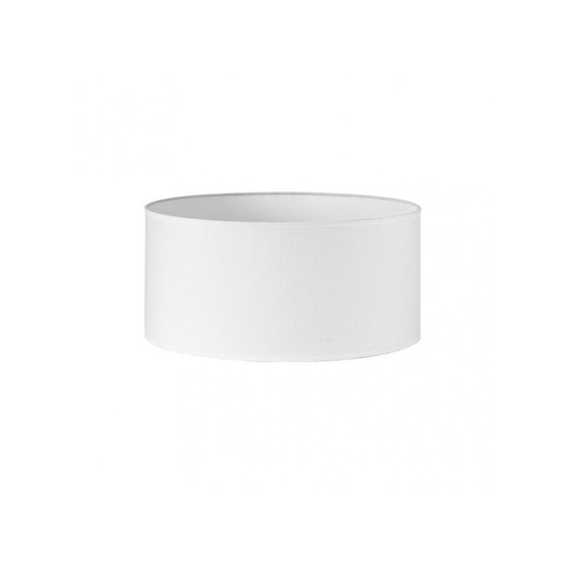 foto del prodotto senko paralume cilindrico dori e27 bianco 45dx45dx22h cm tessuto popeline