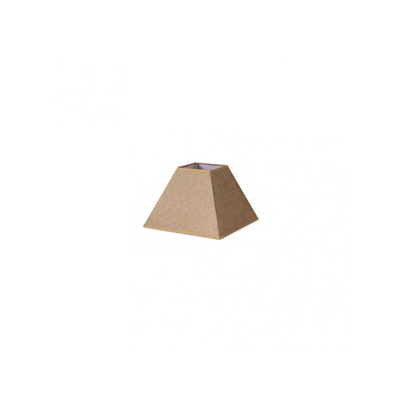 foto del prodotto senko paralume piramide divos e27 marrone 20dx10dx15h saco yute