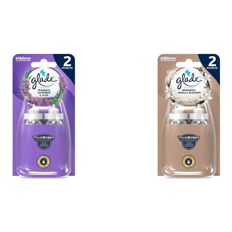 foto del prodotto sense spray ricariche per ambienti 2 x 18 ml vaniglia e lavanda e aloe glade