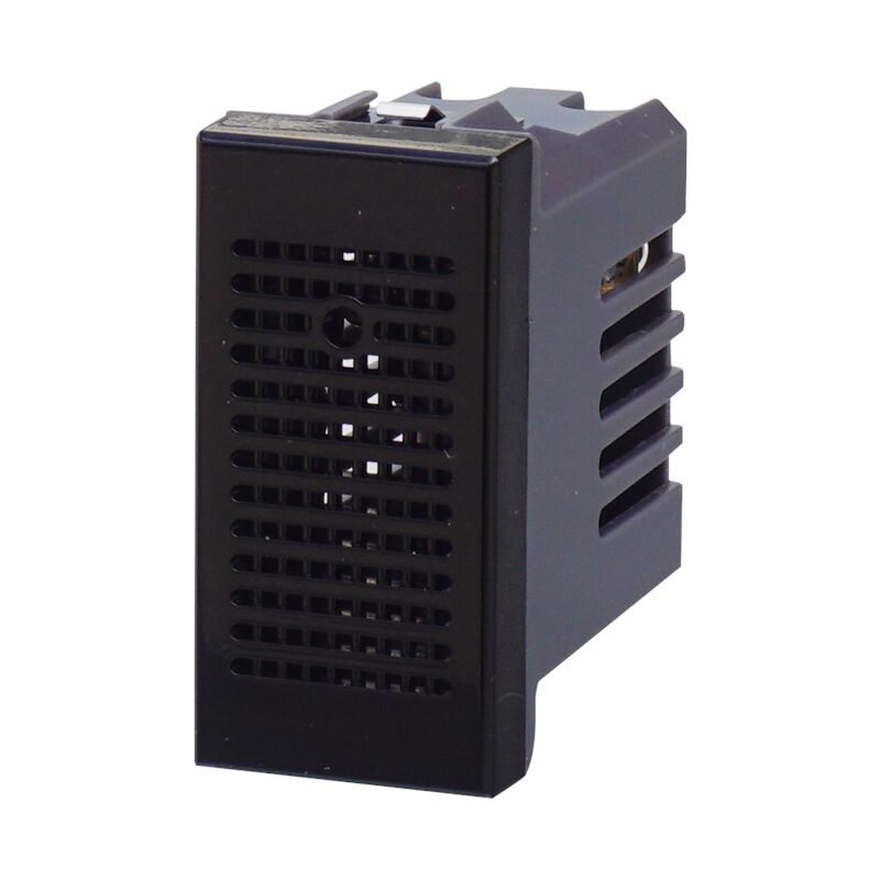 foto del prodotto sensore acustico 220v per campanello nero compatibile anche con bticino axolute