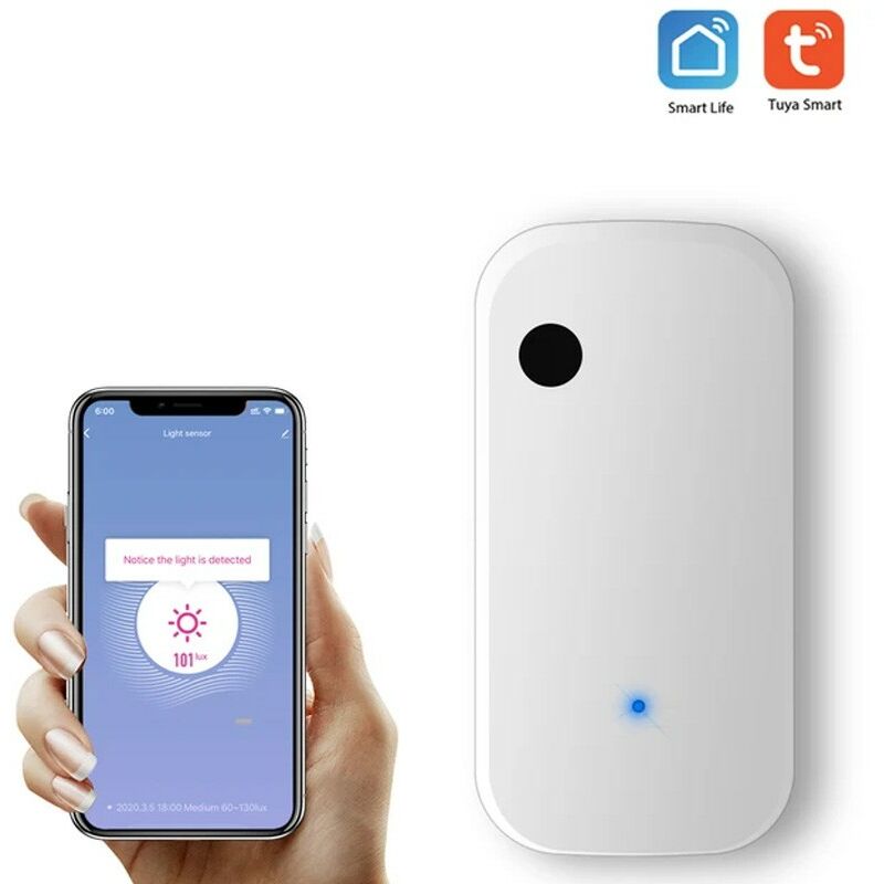 foto del prodotto sensore di luminosit smart wifi tuya