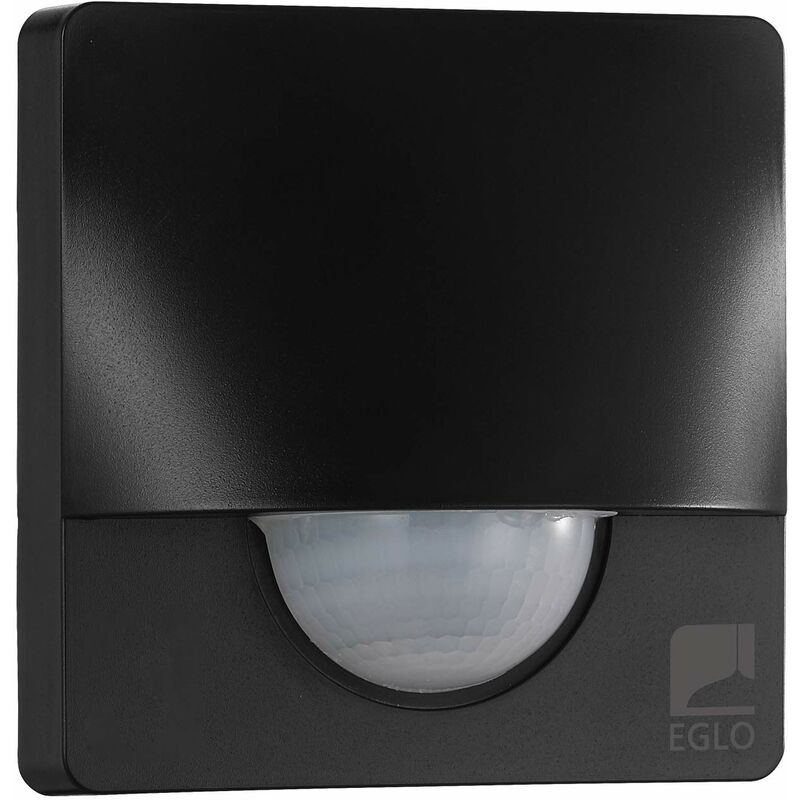 foto del prodotto sensore di movimento esterno moderno detect me 3 policarbonato nero luce
