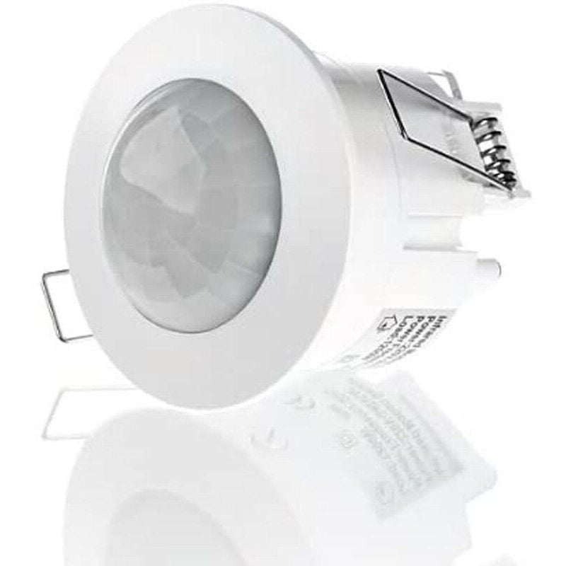 foto del prodotto sensore di movimento incasso infrarossi pir ip44 1200w 360 pir crepuscolare 6mt
