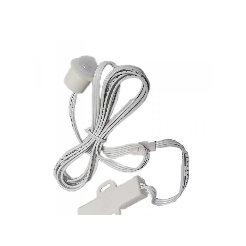 foto del prodotto sensore di movimento pir 12v 24v 4a da incasso per strip striscia barra led raggio di rilevamento fino 2m
