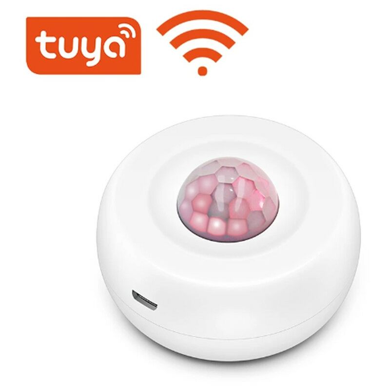 foto del prodotto sensore di movimento pir 360 wifi con rilevamento luminosit tuya
