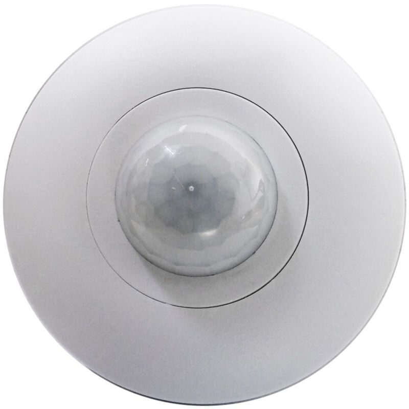 foto del prodotto sensore di movimento pir da soffitto a infrarossi con 3 sensori interni 360 - - trade shop traesio